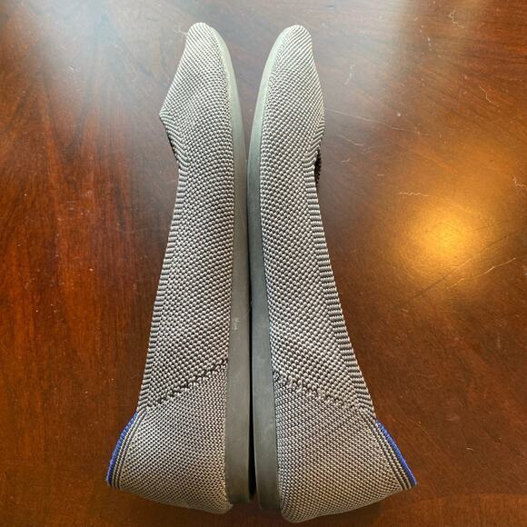 Size W 8 Rothy’s Birdseye womens shoes gray grey - Picture 6 of 7